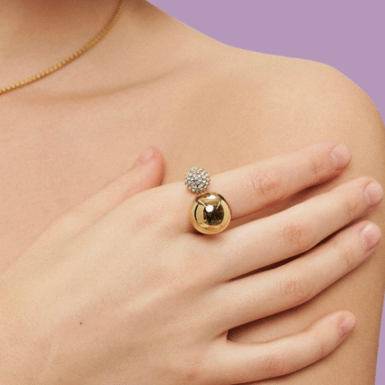 Zenith Sphere Ring – Gold Edition | SN